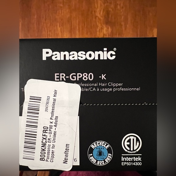 NEW in box Panasonic ER-GP80 k Professional Series Hair Clipper AC/Rechargeable - Picture 13 of 15